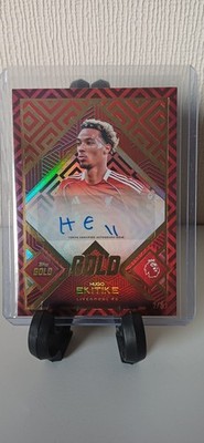 2025-26 Topps Premier League Gold Hugo Ekitike Liverpool Auto 2/5