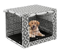 Pethiy Dog Crate Cover Durable Polyester Pet Kennel Cover Universal Fit for W...