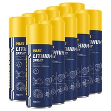 Lithium Spray Lithiumfett Fett Wälzlagerfett 10 X 400 ml Schmierfett Fettspray