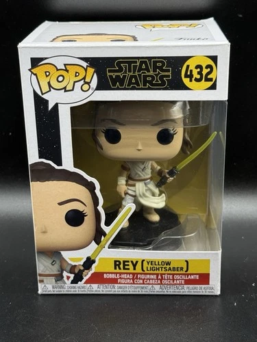 Star Wars Rey w/Yellow Lightsaber Funko Pop Vinyl Figure #432 New