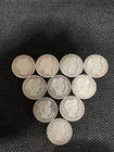 (10) Count Barber Silver Half Dollar Mixed Lot 1895-1912 (4-P) (2-O) (3-D) (1-S)