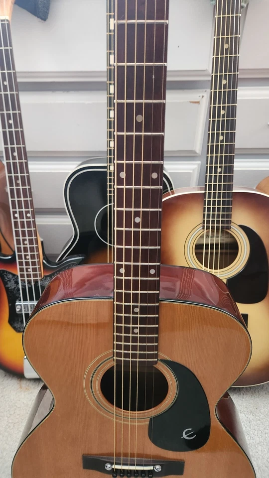 VINTAGE EPIPHONE FT-120 ACOUSTIC GUITAR  Matsumoku Japan Very Clean "Player" - Image 4 of 4