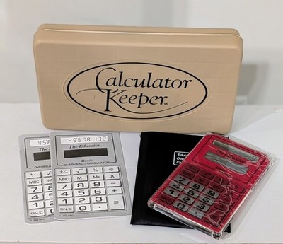 Vintage Educator Basic Overhead Calculator TI-108 Stokes Publishing No 203 NOB
