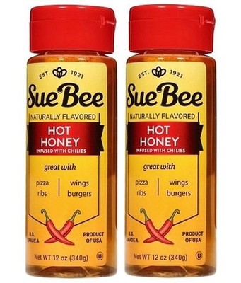 Sue Bee Hot Honey Infused with Chilies 2 Pack