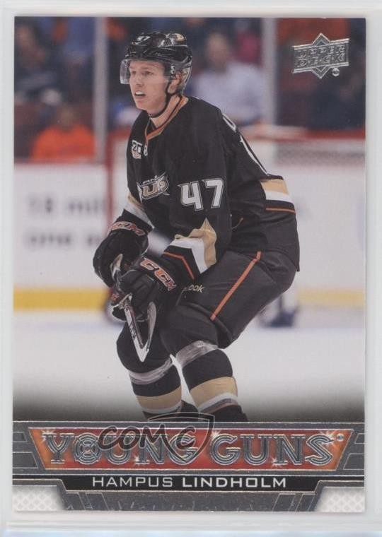 2013-14 Upper Deck Young Guns Hampus Lindholm #499 Rookie RC