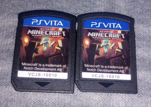 2 PS Vita Minecraft PlayStation Vita Edition Sony Japanese Games Lot. Free Ship
