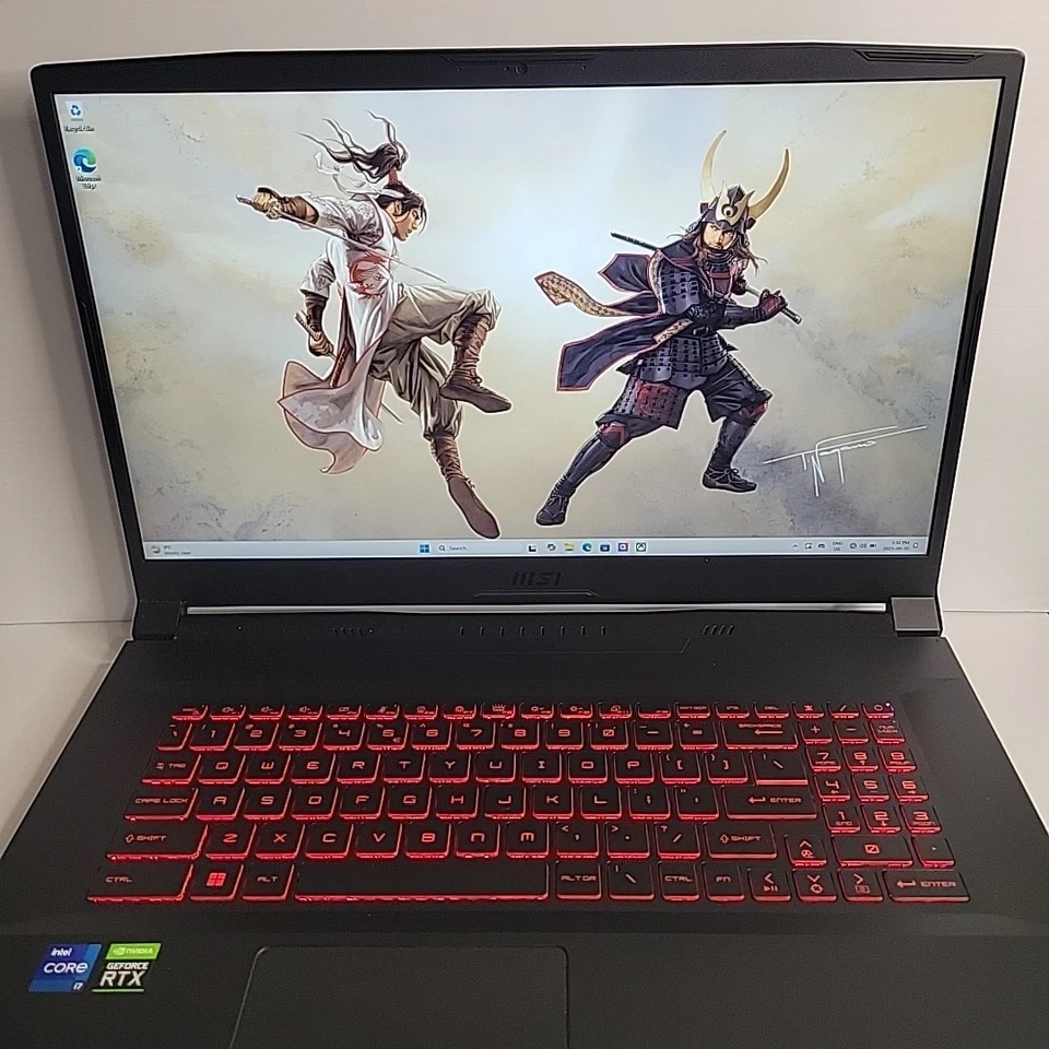 MSI Katana GF76 11UC 17.3" i7-11800H 2.3GHz RTX 3050 16GB Ram 512GB SSD Win 11 H - Image 2 of 4