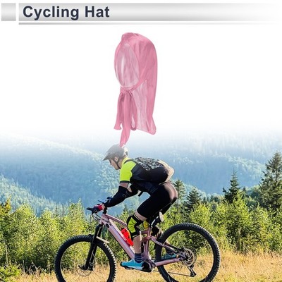 Cycling Hat Sweat and Moisture Wicking Breathable Neck Protection Pink 28x100cm