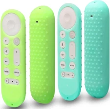 Remote Cover (2Pcs) Compatible W/Google TV Streamer 4K 2024 Voice Remote, anti S