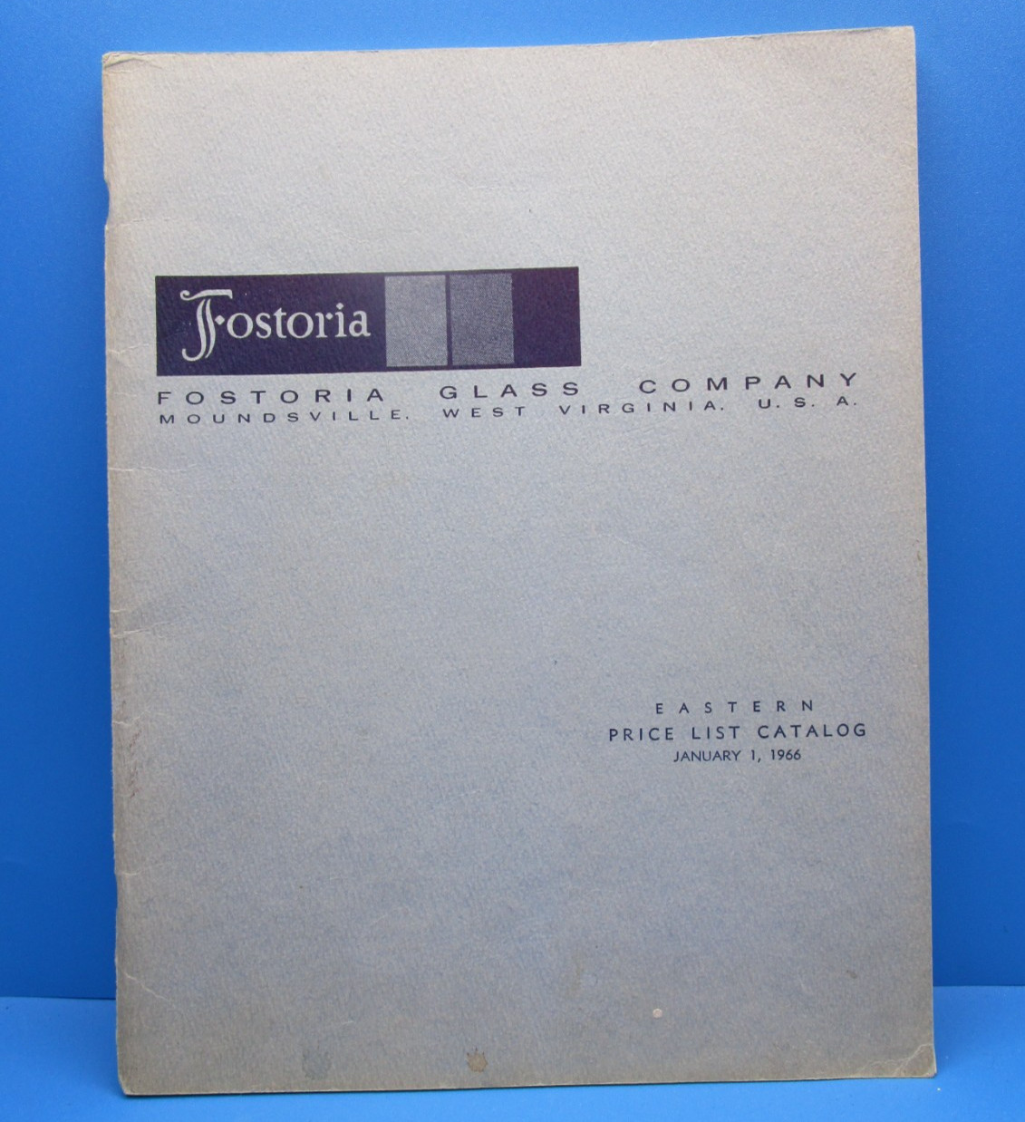 FOSTORIA GLASS Catalog Price List 1966 84 Pages Line Drawings Decorations +