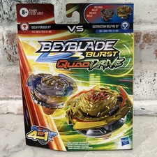 Beyblade Burst QuadDrive Decay Perseus P7 vs Destruction Belfyre B7 confezione doppia