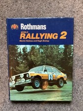 ROTHMANS WORLD RALLYING 2 Martin Holmes + Hugh Bishop ISBN 0850453437 Car Book