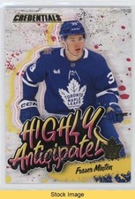 2023-24 Upper Deck Credentials Highly Anticipated Fraser Minten #HA-10 READ 0uw