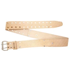 2 In. Leather Work Belt in Saddle Leather