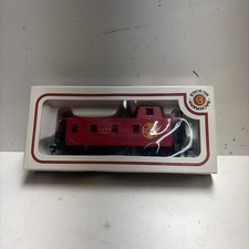 Bachmann Electric Train Caboose Car Santa Fe Red #ATSF 3851 HO Scale Railroad