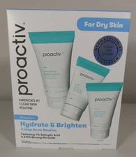 Proactiv Hydrate & Brighten 3-Step Acne Routine for Dry Skin EXP 05/26