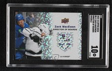 2023 Upper Deck Series 2 Director of Boards Sparkle Zack MacEwen SGC 10 GEM 3hd
