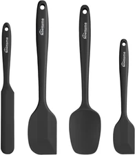 Silicone Spatula Set, Food Grade Rubber Spatula High Heat-Resistant Premium BPA-