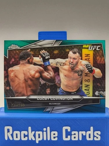 2026 Topps Chrome UFC - Colby Covington Teal Refractor /299