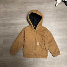 Youth Boys Carhartt Hooded Jacked Size Xs 6 
