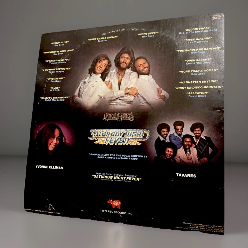 Saturday Night Fever Vinyl /1977 /Original Soundtrack /Gatefold Cover /Bee Gees - Image 4 of 4