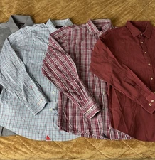 UNTUCKit Lot Of 4 Long Sleeve Button Up Shirts Mens Medium