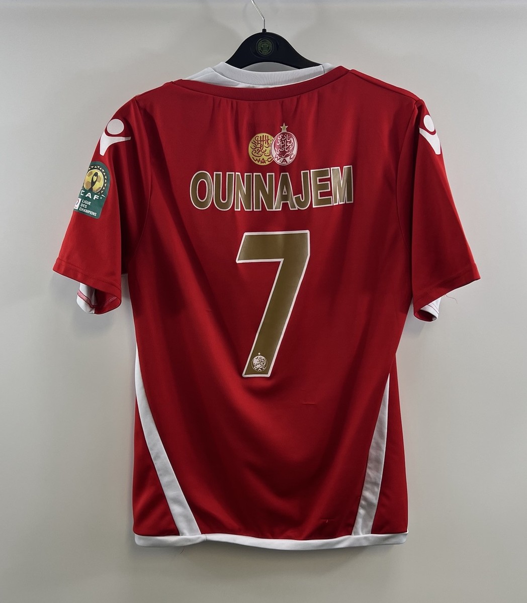 Wydad Athletic Ounajem CL Home Football Shirt 2017 Adults Large Macron  G822