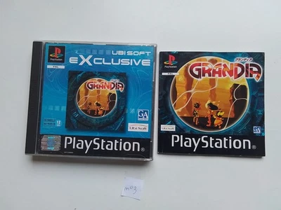 GRANDIA SONY PLAYSTATION PS1 Rare Ubisoft Exclusive Edition - 2 Disques