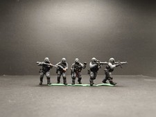 Homemade 1/72 Modern British Biochemical Soldiers 5-persons Finished Model Toys