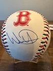 Wilyer Abreu Signed Baseball Boston Red Sox Autographed Logo Ball BAS COA
