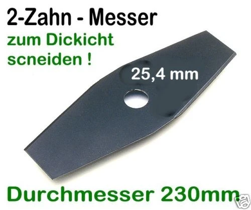 RP - LA - ST Freischneidermesser 2-Zahn 230/25.4mm Wendemesser Dickichtmesser für Motorsense