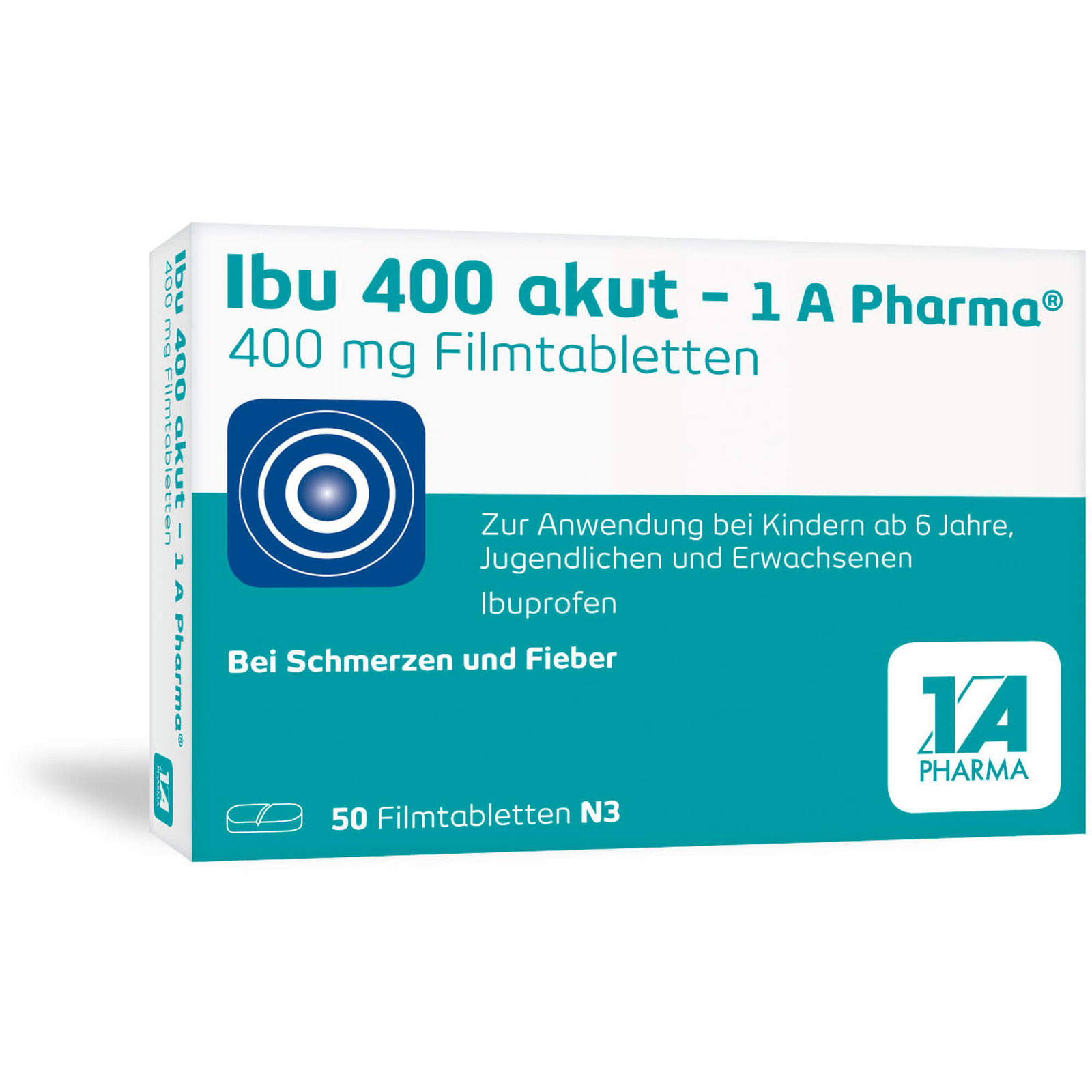 Ibu 400 Akut 1 A Pharma Filmtabletten 50 St Tabletten 3045316 ibu-400-akut-1-a-pharma-filmtabletten-50-st-tabletten-3045316