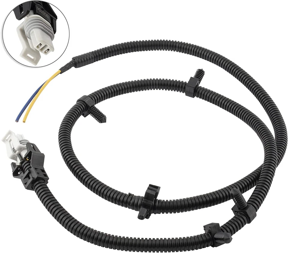 2X Arnés de cables sensor de velocidad de rueda ABS delantero para Chevrolet Impala Cadillac Olds Foto 3 de 4