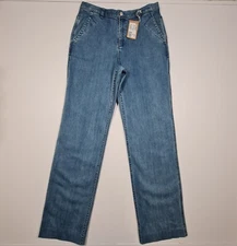 APC Rue Madam Paris Womens Jeans Blue W29  High Rise Straight Stretch Denim