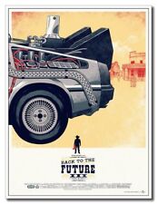Back To The Future 2 12/"x8/" Classic Movie Silk Poster Wall Decoration