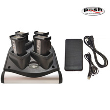 Complete Motorola SAC9000-4000 Charging Kit with Power Supply 4 batteries