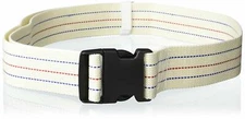 Gait Belt for Patient Transfer & Walking with Plastic Buckle LiftAid Beige 