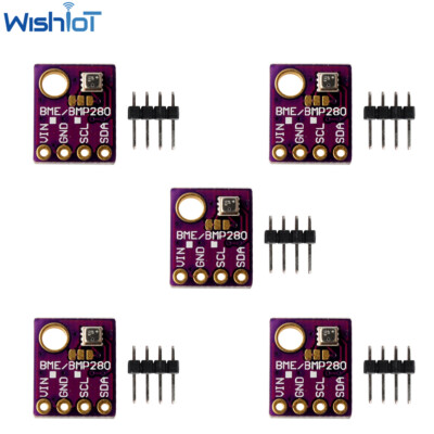 5PCS BME280 5V Digital Sensor Temperature Humidity Barometric Pressure Module