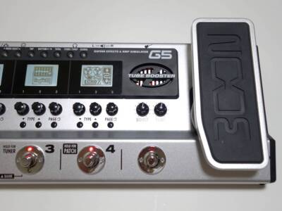 Zoom G5 Multi Effects Electric Guitar Pedal Effector Silver
