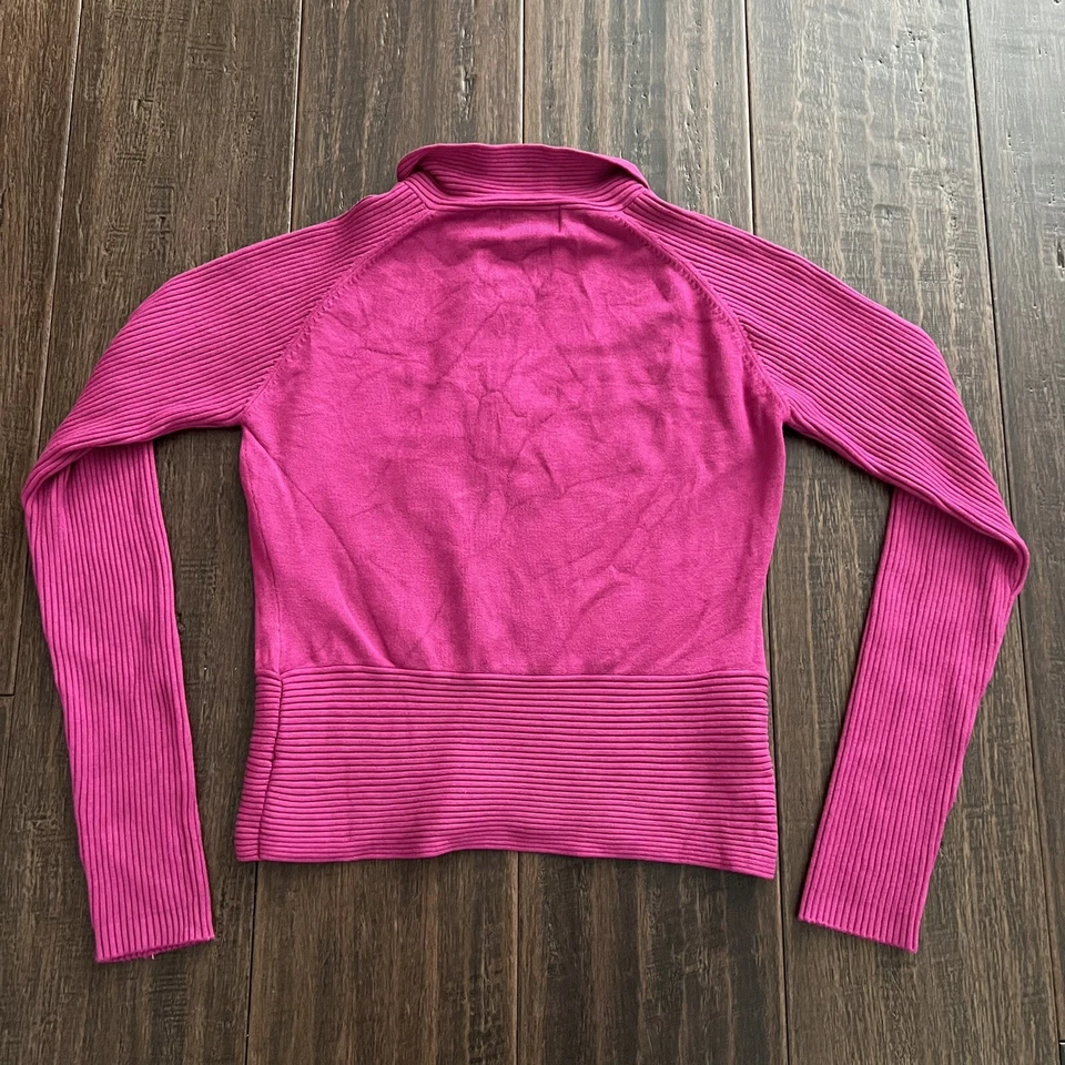 Suéter de esquí Obermeyer 1947 Signature para mujer rosa 1/4 cremallera M Foto 2 de 4