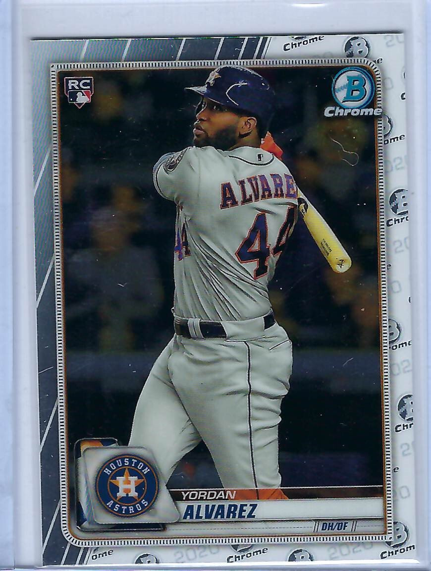 Yordan Alvarez 2020 Bowman Chrome Rookie - Houston Astros