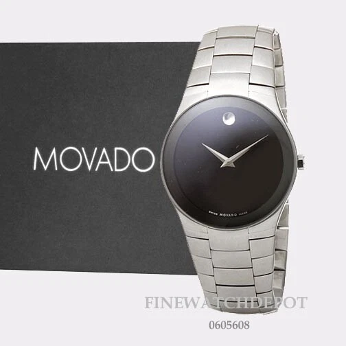 Authentic Movado Strato Men s Swiss Made Stainless Steel Tone