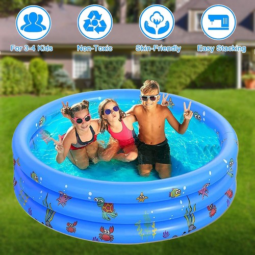 Planschbecken für Baby Kinderpool Swimmingpool Familie Schwimmbecken Schwimmbad