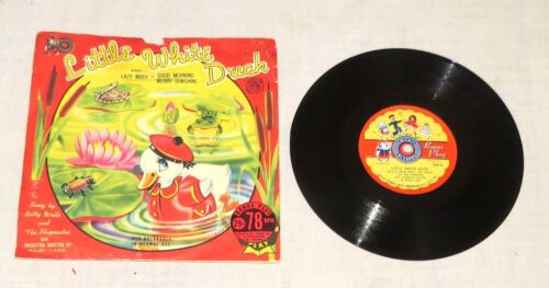 Little White Duck & Lazy Mary 78 rpm Cricket Records 7” Vinyl - Zdjęcie 1 z 1