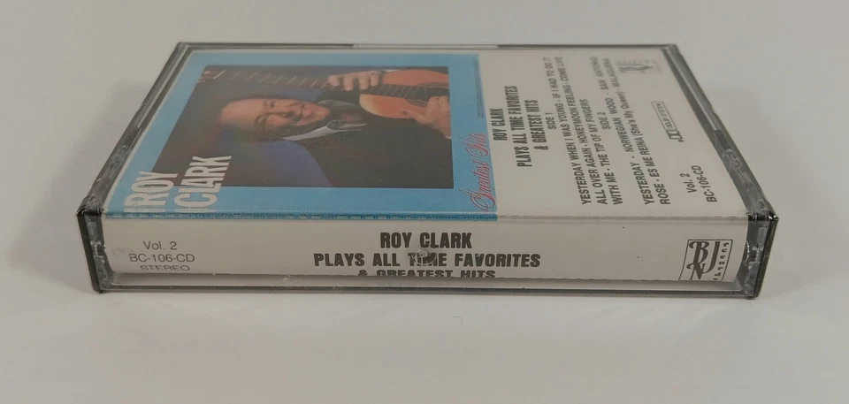 ROY CLARK (1986) ~ Plays All Time Favorites & Greatest Hit, Rare Sealed Cassette Foto 3 de 4