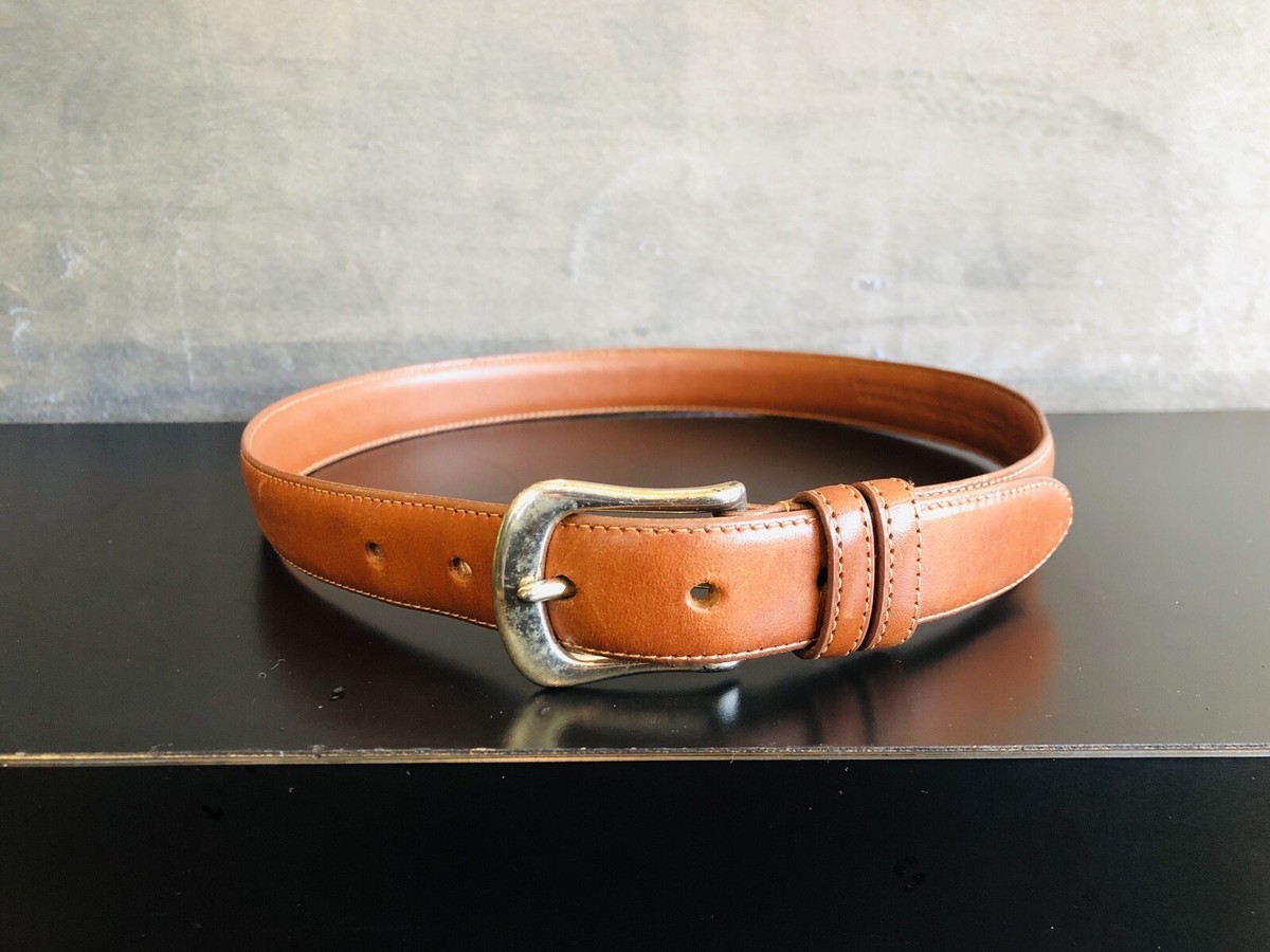 小物 Vintage Coach Bridle Belt Tan Leather Vintage COACH Leather Belt Size 36 British Tan English