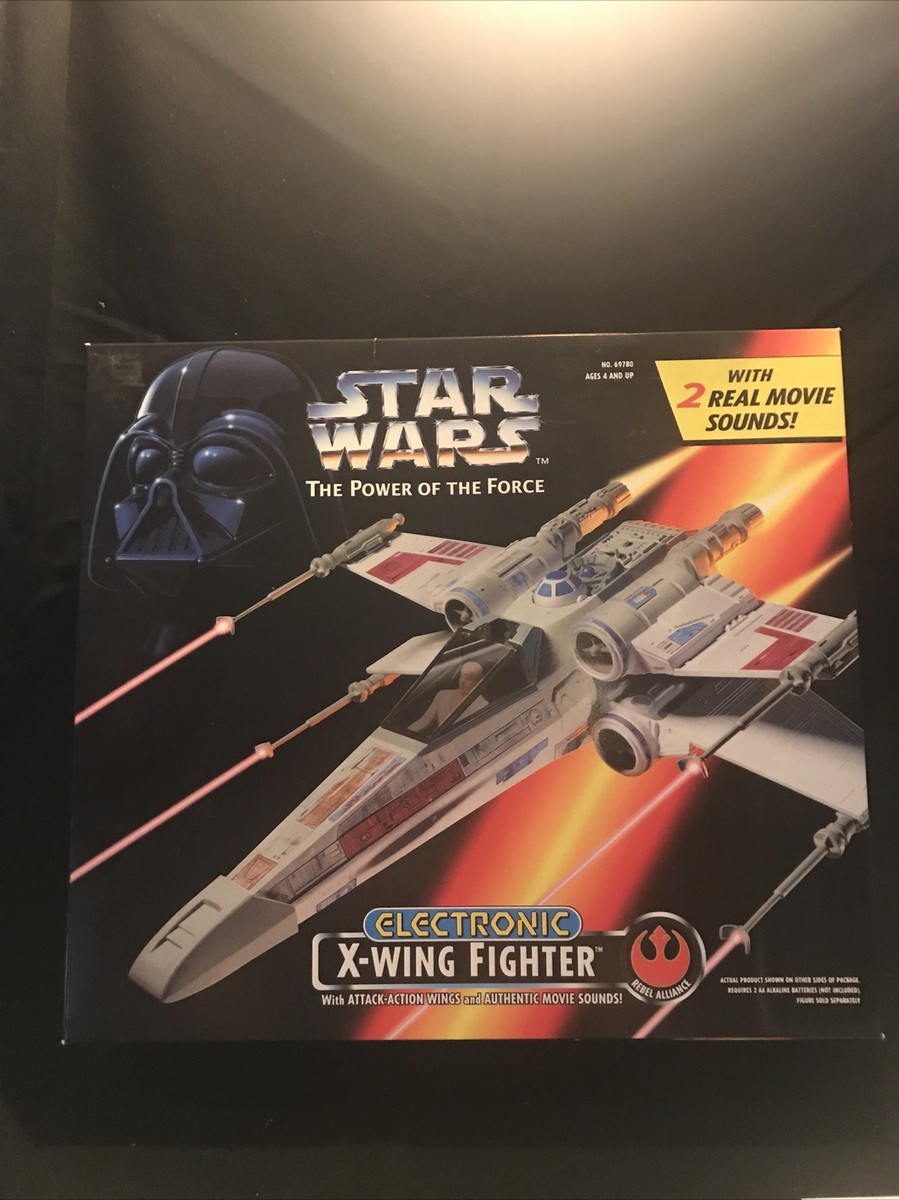 Vintage Star Wars X-Winger Fighter 1995 Kenner, Still Factory