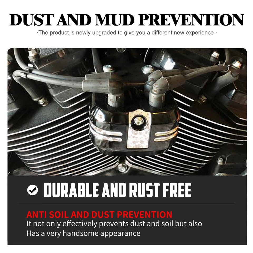 Cubierta de bobina de aluminio CNC para Harley Softail Fat Boy Street Bob Breakout 2018-2025 Foto 4 de 4