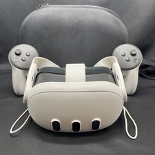 Meta Quest 3 512gb Standalone Vr Headset Bundle Tested W/ Case & 2 Controllers