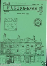 1991 Lancashire Family History Heraldry Society-Chart-HOYLE Haslingden-Genealogy